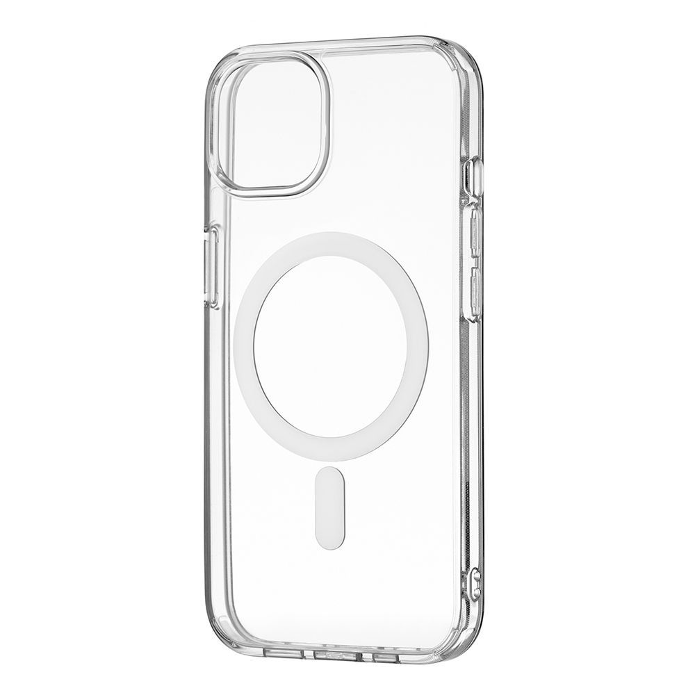 Чехол-накладка uBear Real Mag Case для iPhone 12/12 Pro, поликарбонат, прозрачный— фото №1