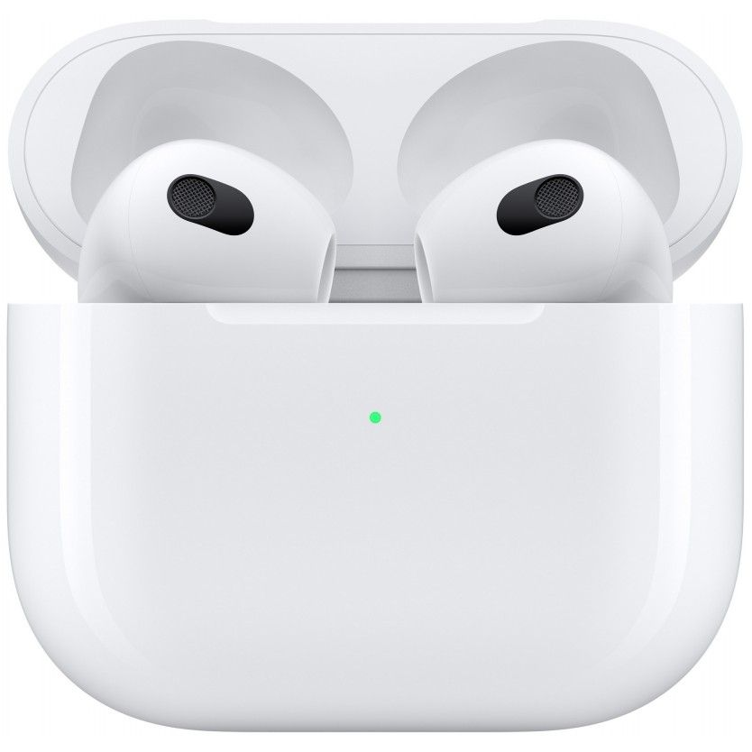 Беспроводные наушники Apple AirPods 3 MagSafe (2021) в зарядном футляре, белый— фото №3