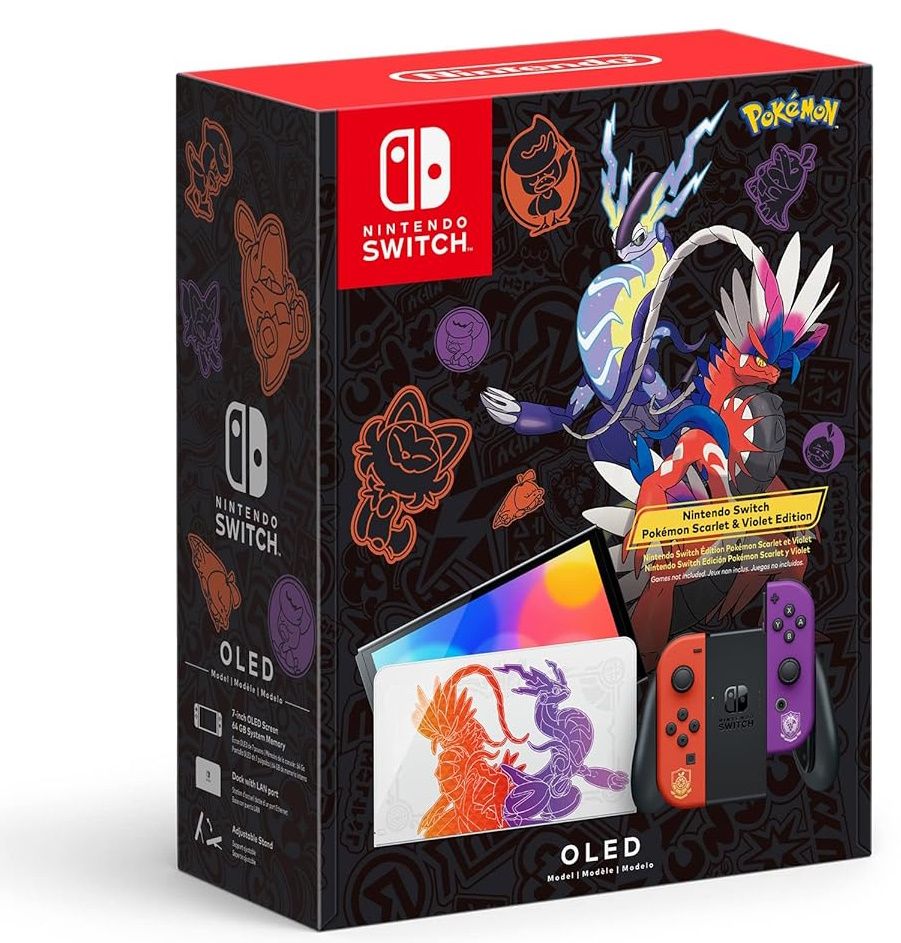 Игровая консоль Nintendo Switch OLED Pokemon Skarlet and Violet Edition— фото №1