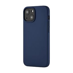 Чехол-накладка uBear Touch Mag Case для iPhone 13 mini, силикон, темно-синий— фото №1