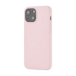 Чехол-накладка uBear Touch Mag Case для iPhone 13 mini, силикон, светло-розовый— фото №1