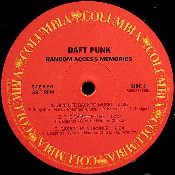 Виниловая пластинка Daft Punk - Random Access Memories (2013)— фото №2