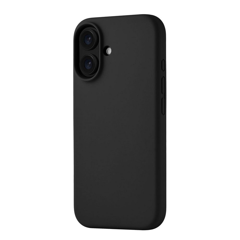 Чехол-накладка uBear Touch Mag Case для iPhone 16, силикон, черный— фото №0