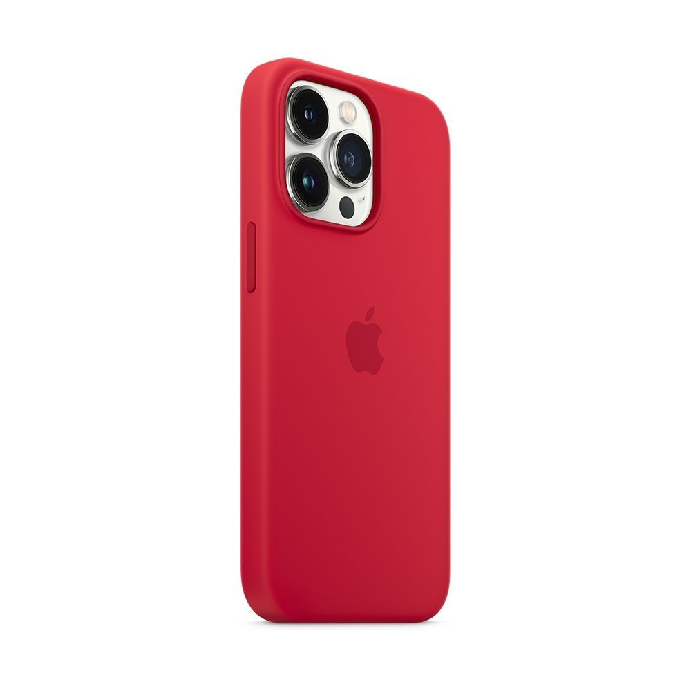 Чехол-накладка Apple MagSafe для iPhone 13 Pro, силикон, (PRODUCT)RED— фото №1