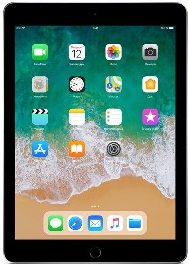 2018 Apple iPad 9,7″ (32Gb, Wi-Fi, серый космос)— фото №0