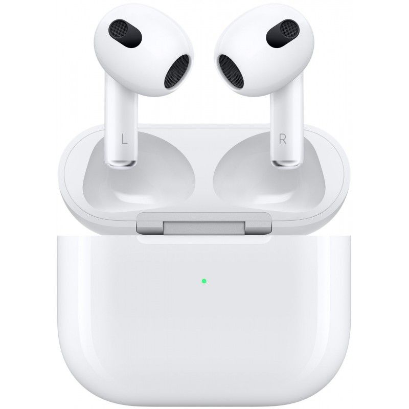 Беспроводные наушники Apple AirPods 3 MagSafe (2021) в зарядном футляре, белый— фото №0