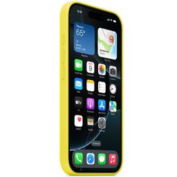 Чехол-накладка Apple Silicone Case для iPhone 16 Pro Max, силикон, желтый— фото №1