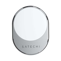 Автомобильный держатель Satechi Magnetic Wireless Car Charger серый космос— фото №0