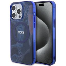 Чехол-накладка Tumi Liquid Double Laye для iPhone 15 Pro Max, пластик, синий— фото №0