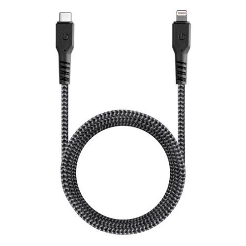 Кабель EnergEA USB-C / Lightning, 1,5м, черный— фото №0