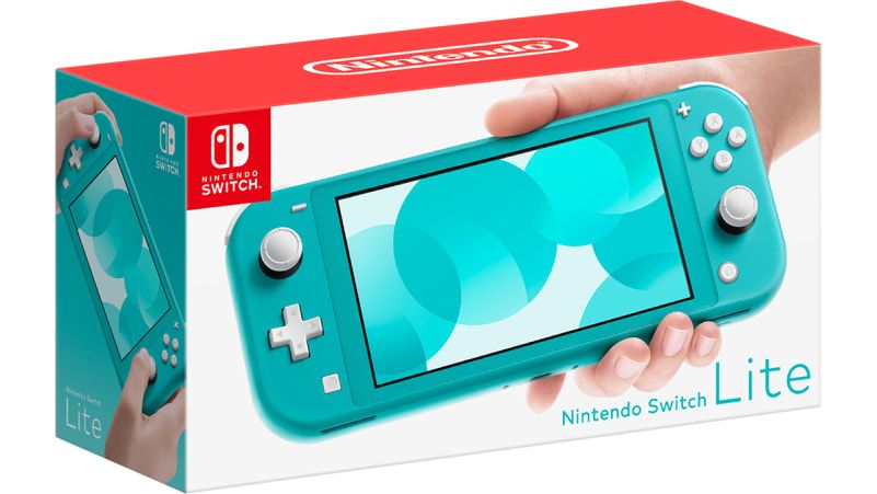 Игровая консоль Nintendo Switch Lite, бирюзовый— фото №4