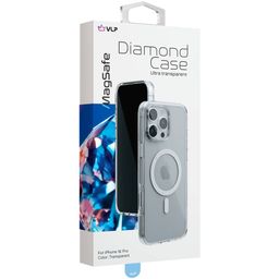 Чехол-накладка VLP Diamond Case для iPhone 16 Pro, полиуретан/закаленое стекло, прозрачный— фото №4