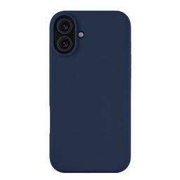 Чехол-накладка uBear Touch Mag Case для iPhone 16 Plus, силикон, темно-синий— фото №0