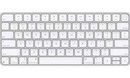 Клавиатура Apple Magic Keyboard с Touch ID, серебристый+белый— фото №0