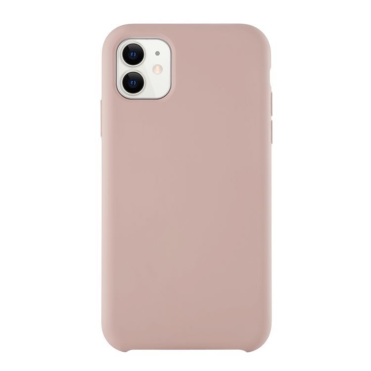 Чехол-накладка uBear Touch Case для iPhone 11, силикон, розовый— фото №2