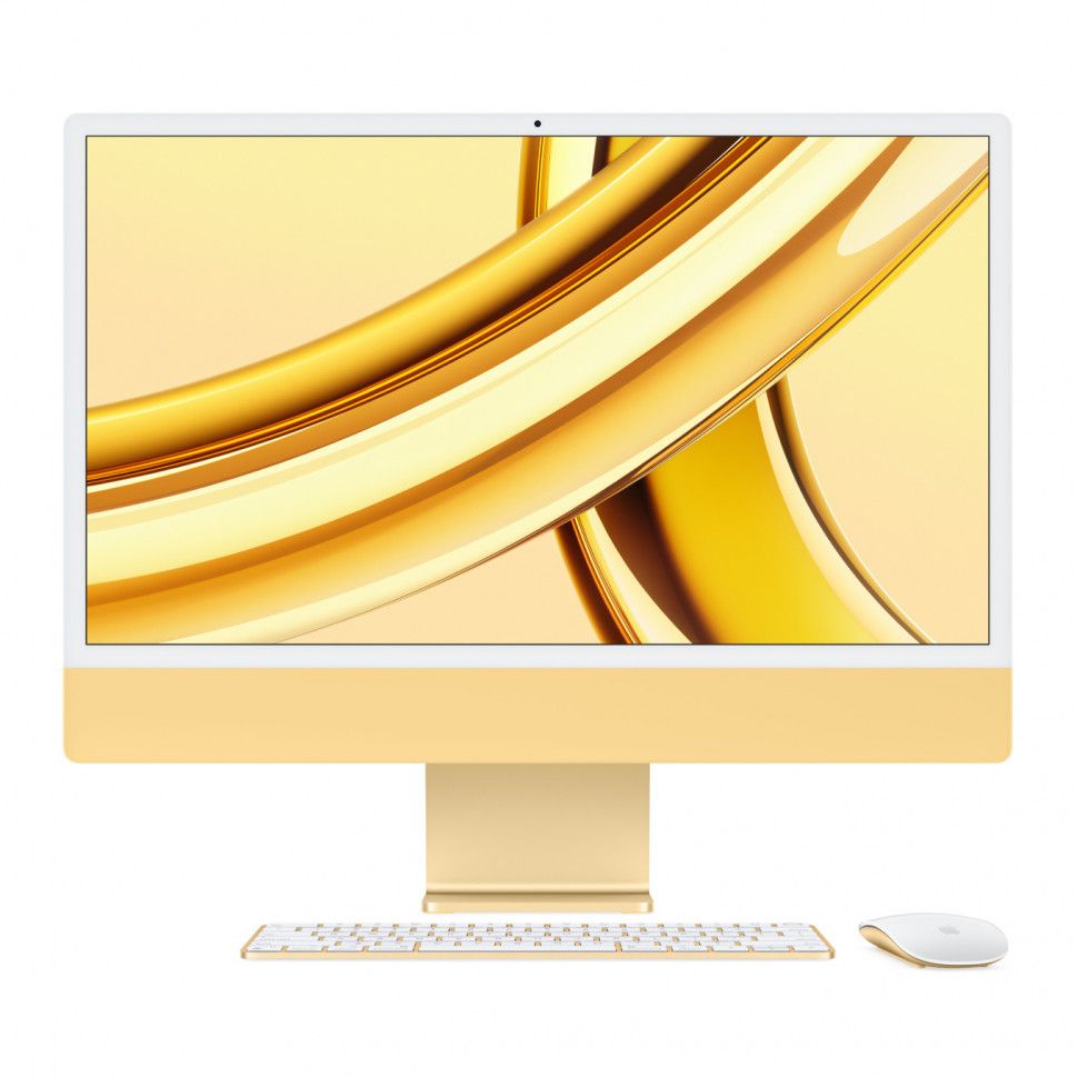 2023 Apple iMac 24″ желтый (Apple M3, 24Gb, SSD 1024Gb, M3 (10 GPU))— фото №0