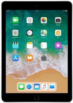 2018 Apple iPad 9,7″ (128Gb, Wi-Fi + сотовая связь, серый космос)— фото №0