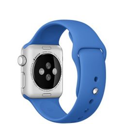 Apple Watch Sport (MMFM2) - 42 мм, серебристый алюминий, спортивный ремешок цвета «кобальт»— фото №3