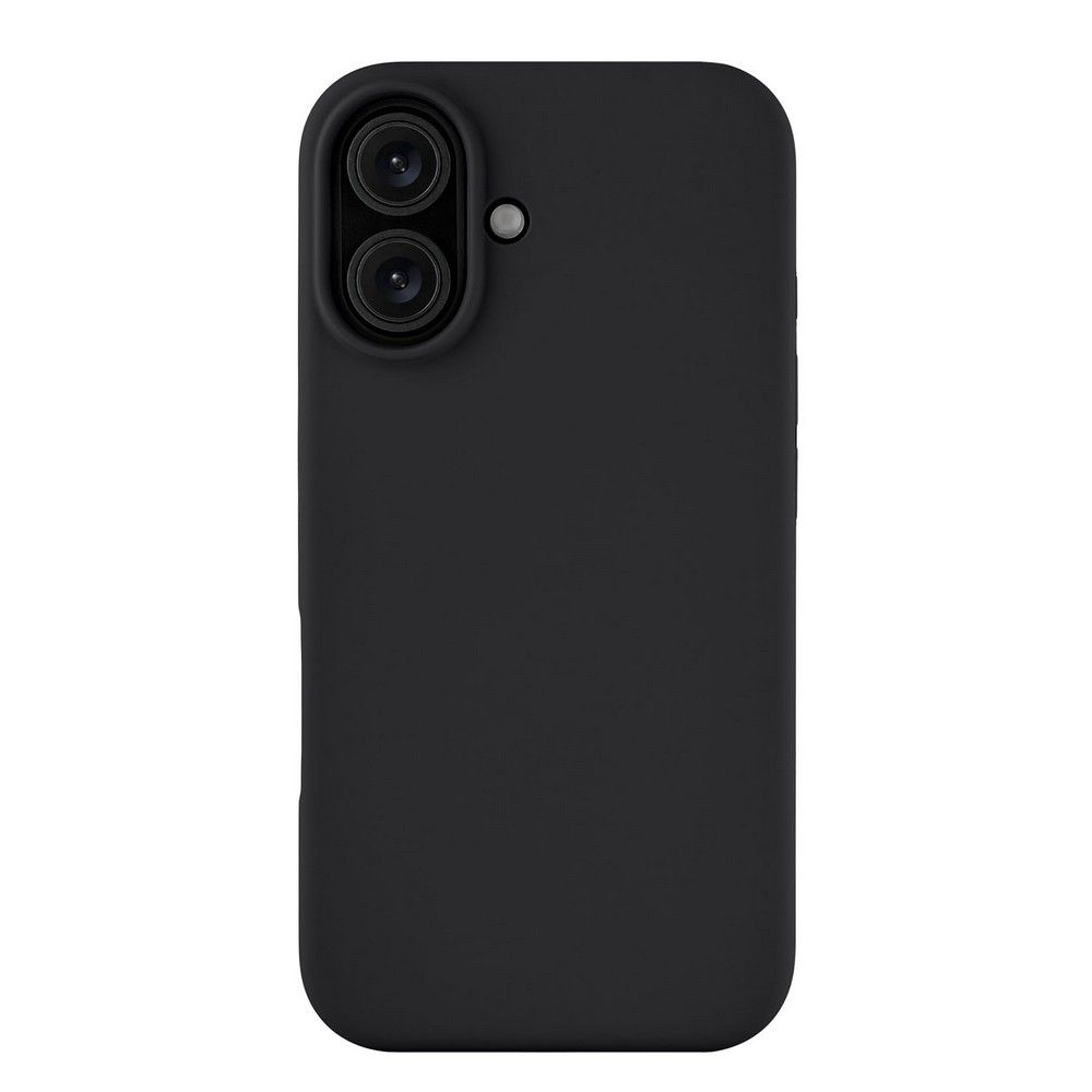 Чехол-накладка uBear Touch Mag Case для iPhone 16, силикон, черный— фото №1