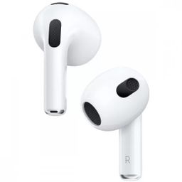 Беспроводные наушники Apple AirPods 3 (2021) Lighting Charging Case, белый— фото №1