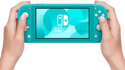 Игровая консоль Nintendo Switch Lite, бирюзовый— фото №2