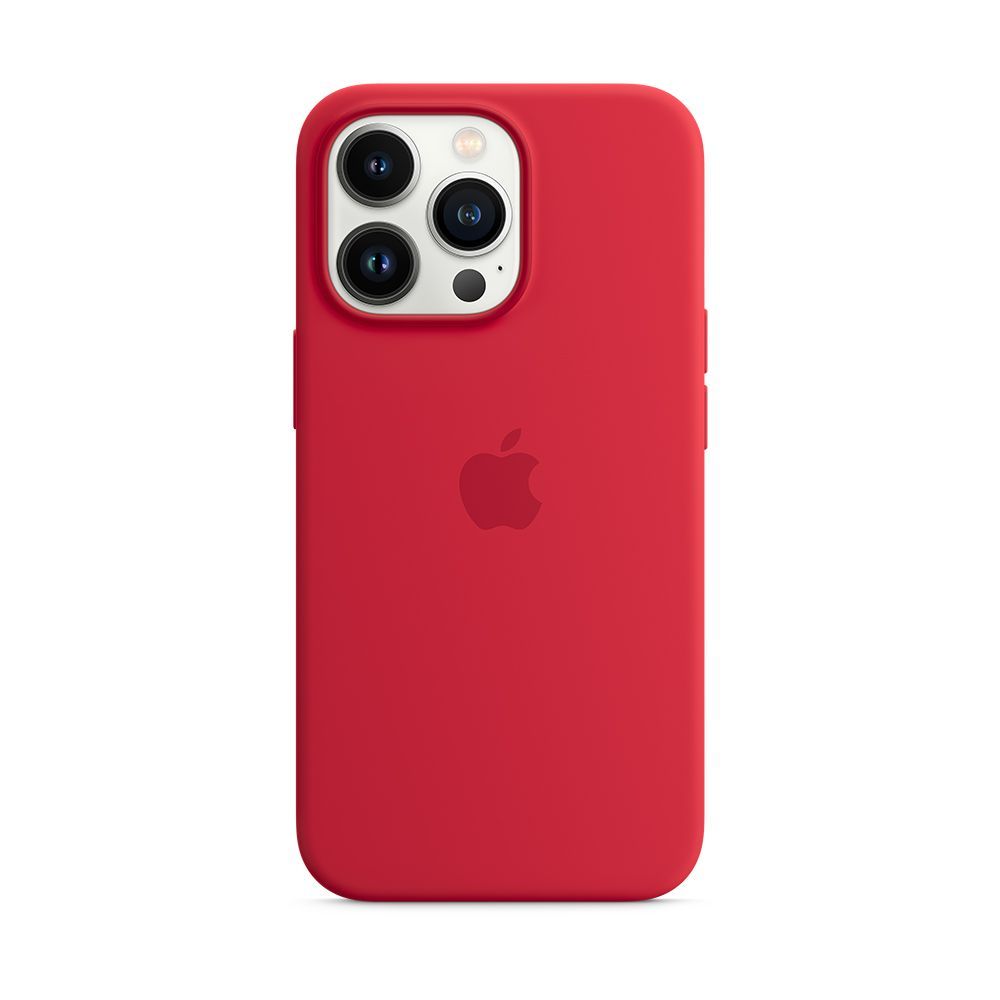 Чехол-накладка Apple MagSafe для iPhone 13 Pro, силикон, (PRODUCT)RED— фото №0