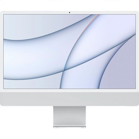 2021 Apple iMac 24″ серебристый (Apple M1, 8Gb, SSD 256Gb, M1 (7 GPU))— фото №0