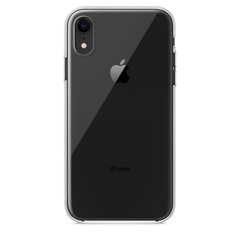 Чехол-накладка Apple Clear Case для iPhone XR, полиуретан, прозрачный— фото №1