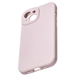 Чехол-накладка Synora Silicon MagCase для iPhone 15, силикон, светло-розовый— фото №1