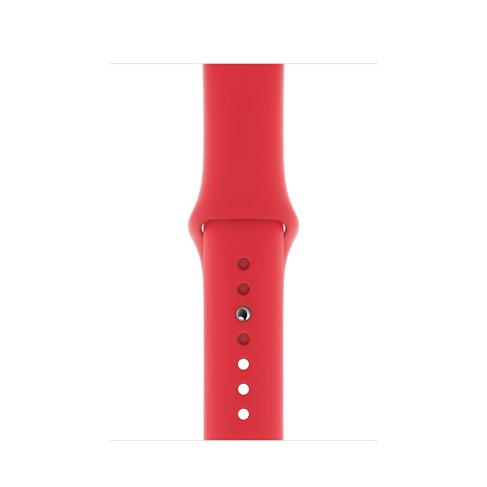 Ремешок Apple Sport Band для Apple Watch 44mm, Фторэластомер, (PRODUCT)RED— фото №0