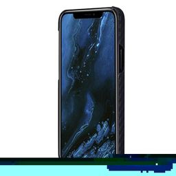 Чехол-накладка Pitaka MagCase для iPhone 12 Pro Max, арамид (кевлар), черный/серый— фото №2