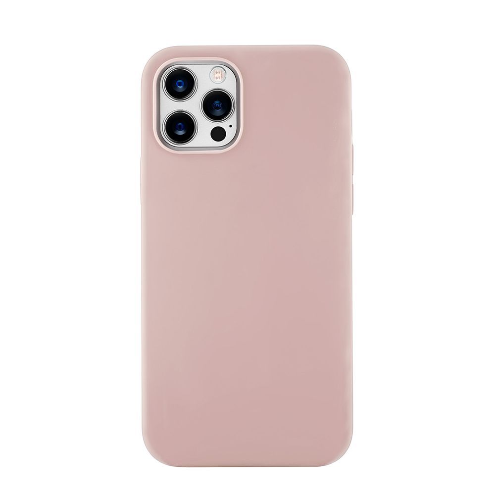 Чехол-накладка uBear Touch Case для iPhone 12 Pro Max, силикон, розовый песок— фото №0